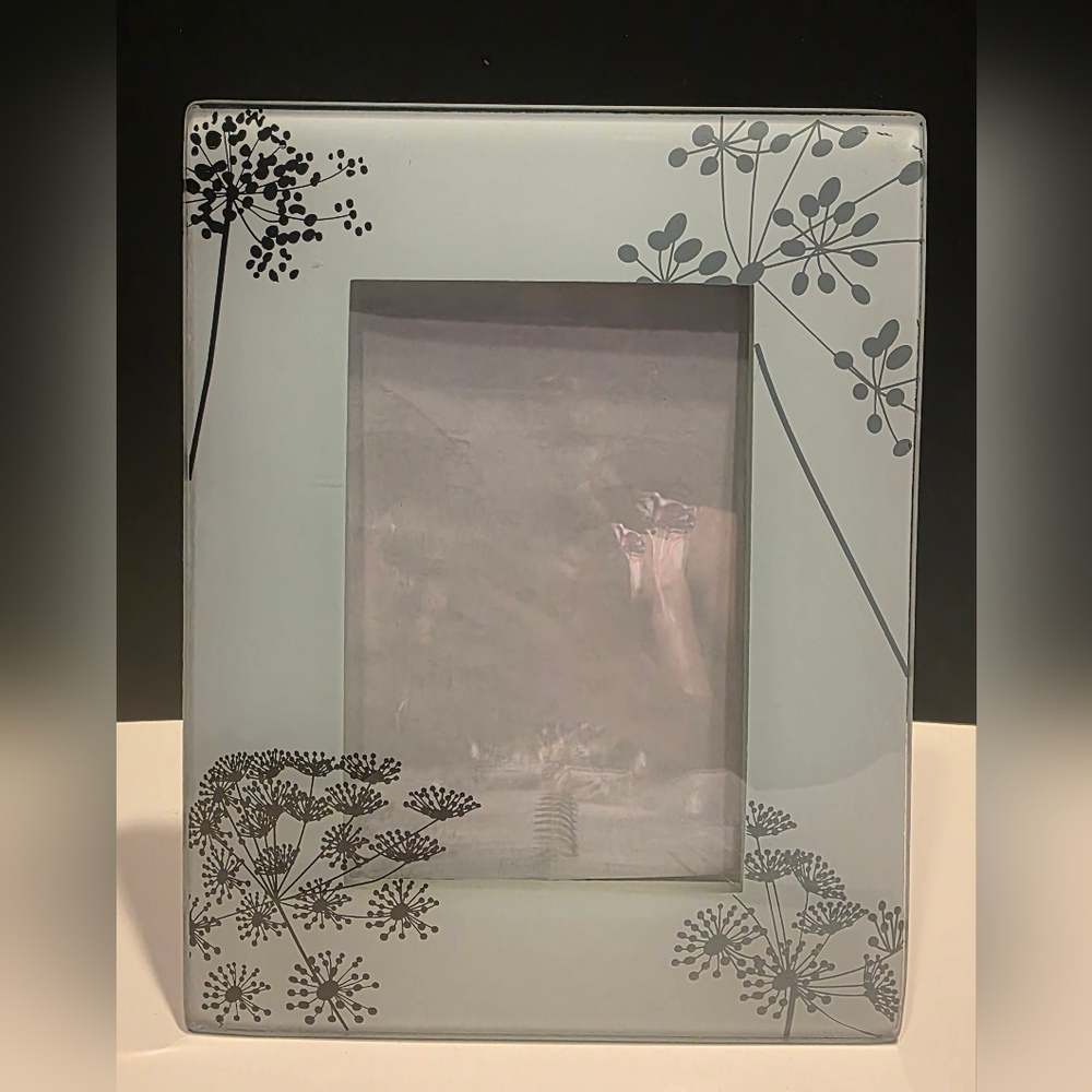 Sicura Italian Designs Hoke Accents Glass 4"×6" Picture Floral Designs
